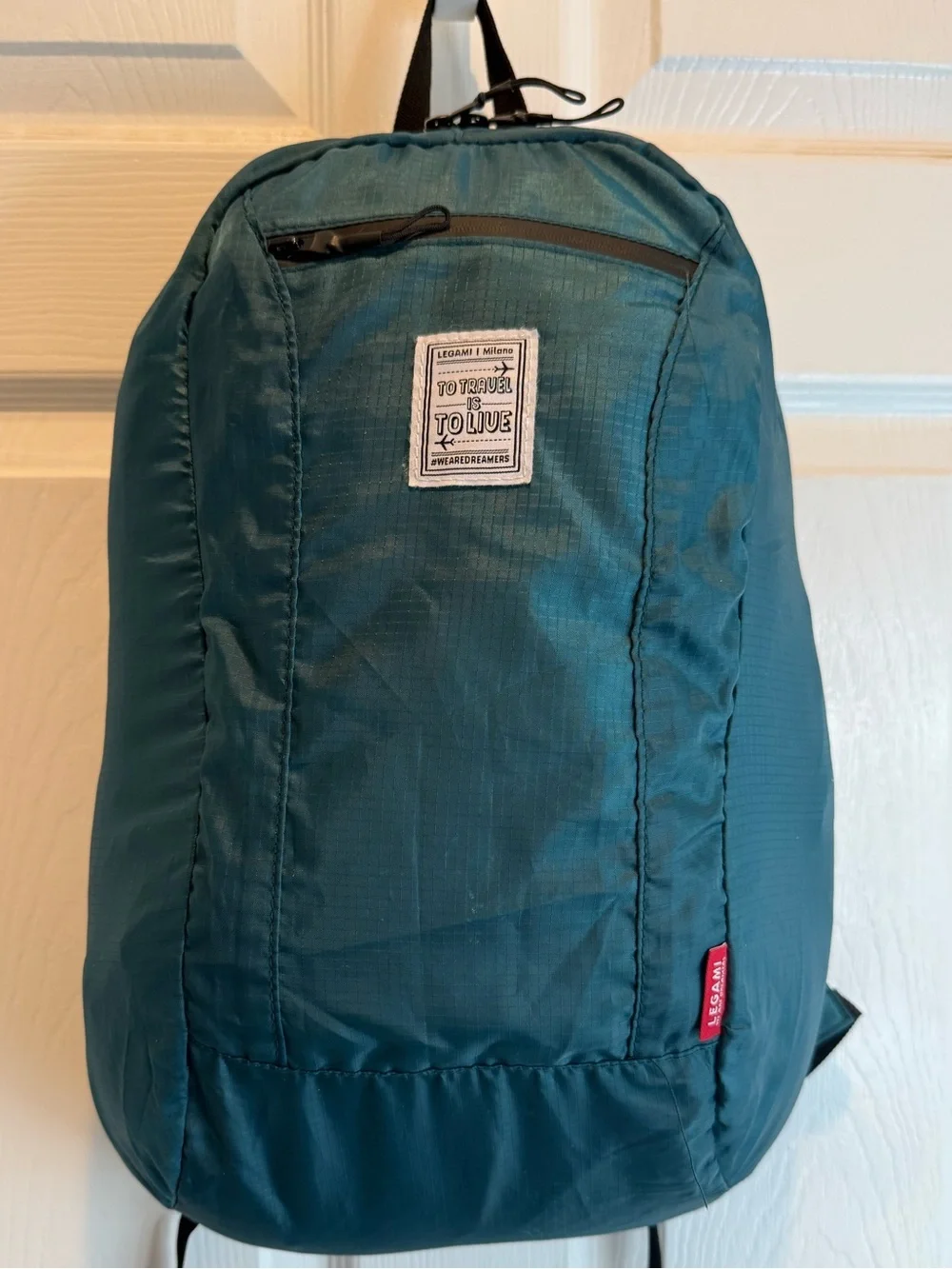 LEGAMI FOLDABLE BACKPACK PETROL BLUE
